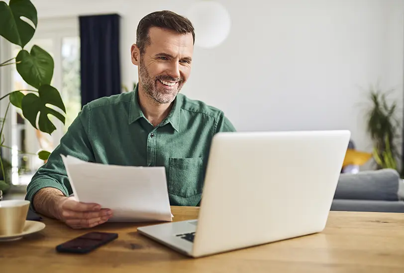 man on laptop