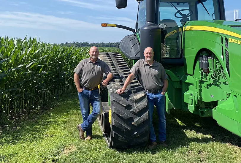 farmer shaking hands