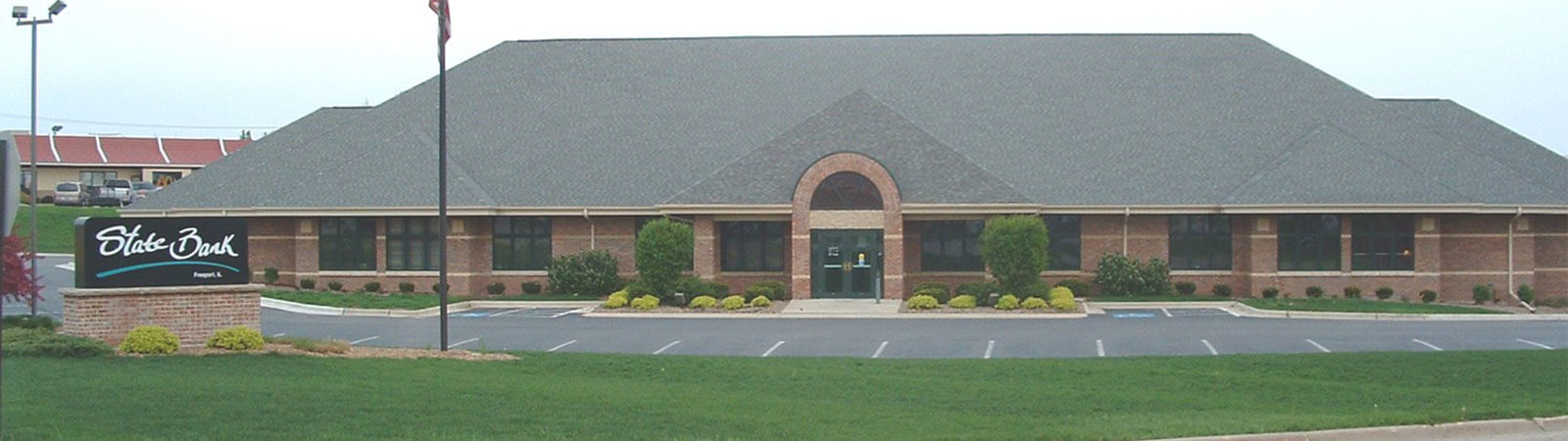 exterior of state bank building