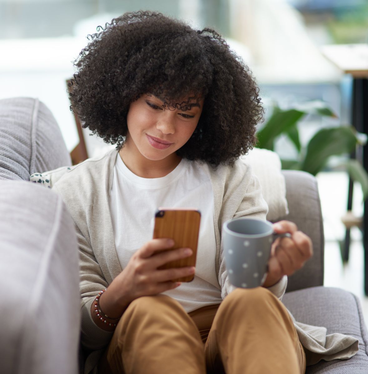 couple looking at finances